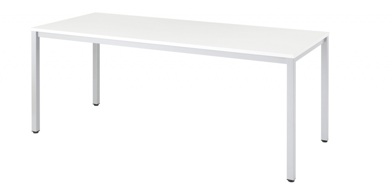 抗ウィルス・抗菌ミーティングテーブル（W1800・ホワイト）