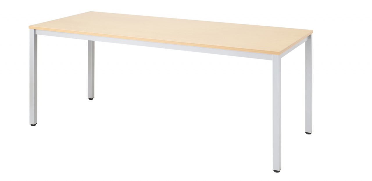 抗ウィルス・抗菌ミーティングテーブル（W1800・オーク）