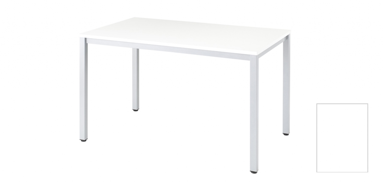 抗ウィルス・抗菌ミーティングテーブル（W1200・ホワイト）