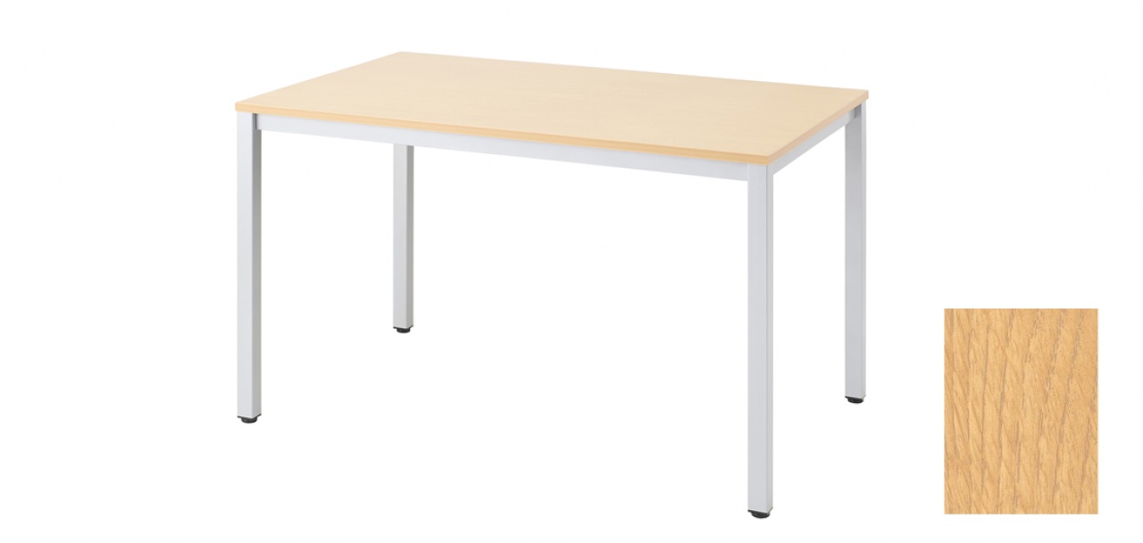 抗ウィルス・抗菌ミーティングテーブル（W1200・オーク）