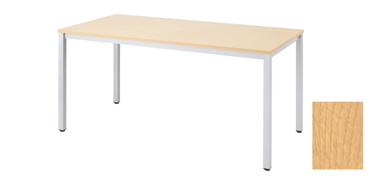 抗ウィルス・抗菌ミーティングテーブル（W1500・オーク）