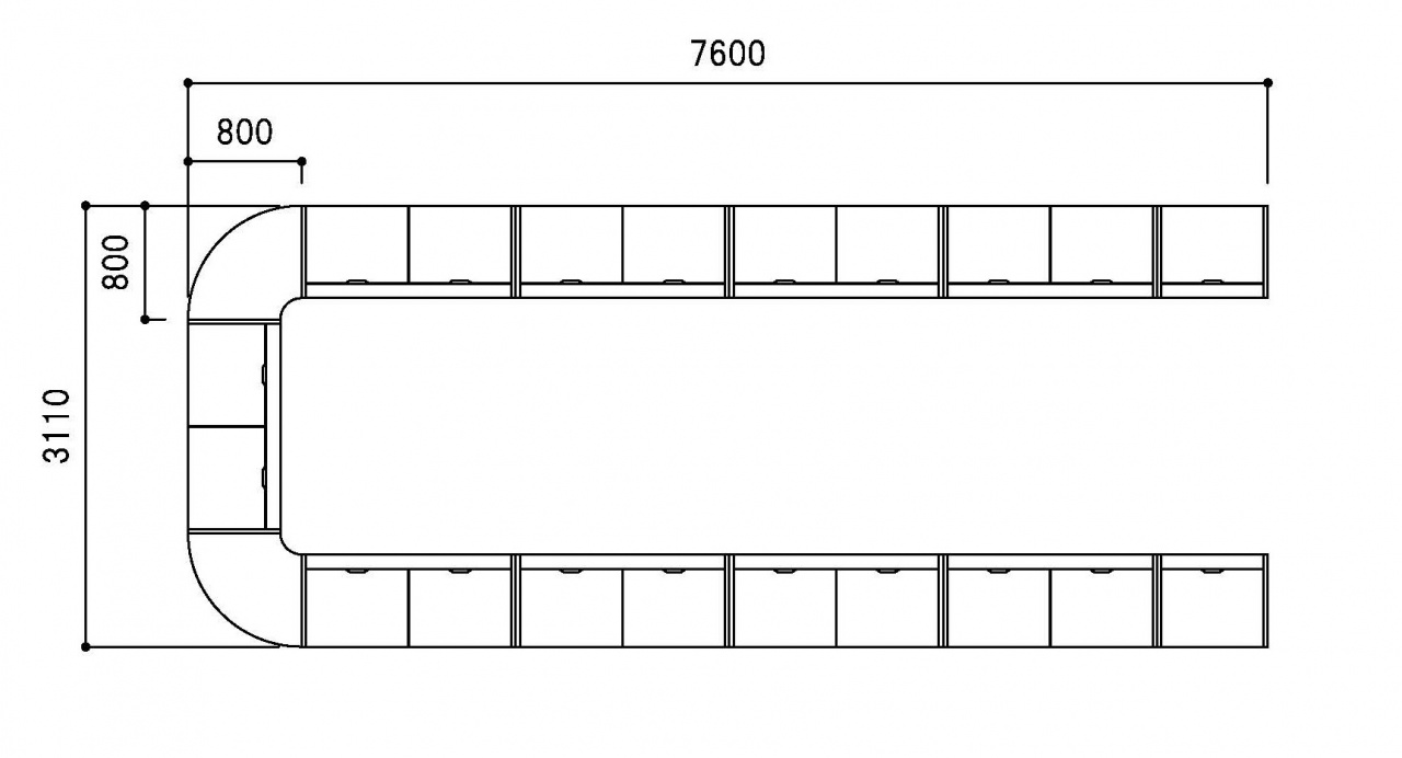 20人用レイアウト図面