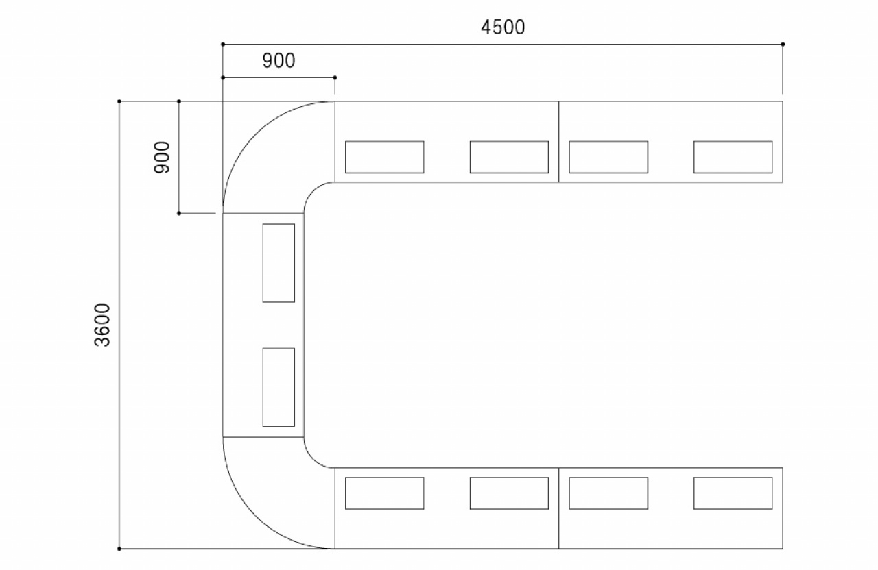 10人用レイアウト
