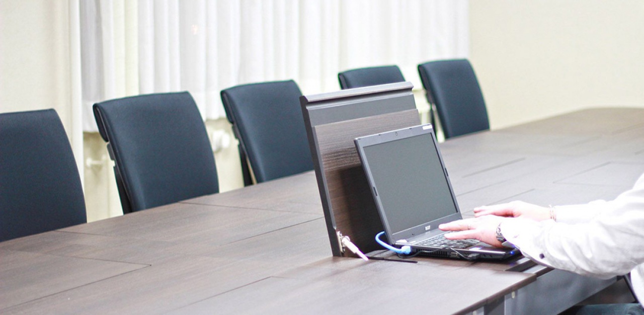 ノートPCを使っての作業は快適